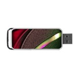 Pattern Texture Leaves Portable USB Flash (One Side)