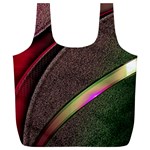 Pattern Texture Leaves Full Print Recycle Bag (XL)