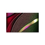 Texture Abstract Curve  Pattern Red Sticker Rectangular (10 pack)