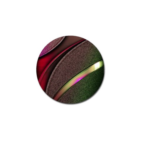 Texture Abstract Curve  Pattern Red Golf Ball Marker (10 pack) from UrbanLoad.com Front