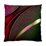 Texture Abstract Curve  Pattern Red Standard Cushion Case (One Side)