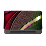 Texture Abstract Curve  Pattern Red Memory Card Reader with CF