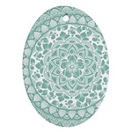 Round Ornament Texture Oval Ornament (Two Sides)