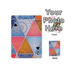 Texture With Triangles Playing Cards 54 Designs (Mini)