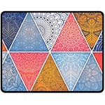 Texture With Triangles Two Sides Fleece Blanket (Medium)