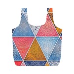 Texture With Triangles Full Print Recycle Bag (M)