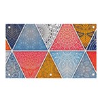 Texture With Triangles Banner and Sign 5  x 3 