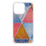 Texture With Triangles iPhone 13 Pro TPU UV Print Case