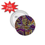 Violet Paisley Background, Paisley Patterns, Floral Patterns 1.75  Buttons (100 pack) 