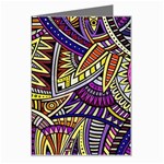 Violet Paisley Background, Paisley Patterns, Floral Patterns Greeting Card
