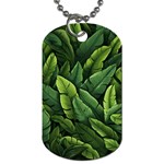 Green leaves Dog Tag (Two Sides)