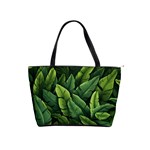 Green leaves Classic Shoulder Handbag