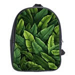 Green leaves School Bag (XL)