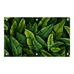 Green leaves Banner and Sign 5  x 3 