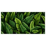 Green leaves Banner and Sign 8  x 4 