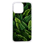 Green leaves iPhone 14 Pro Max TPU UV Print Case