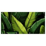 Banana leaves pattern Banner and Sign 8  x 4 