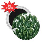 Tropical leaves 2.25  Magnets (10 pack) 