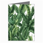Tropical leaves Greeting Card