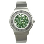 Tropical leaves Stainless Steel Watch