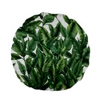 Tropical leaves Standard 15  Premium Flano Round Cushions