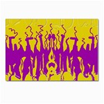 Yellow And Purple In Harmony Postcard 4 x 6  (Pkg of 10)