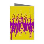 Yellow And Purple In Harmony Mini Greeting Cards (Pkg of 8)