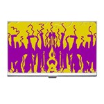 Yellow And Purple In Harmony Business Card Holder