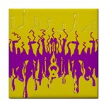 Yellow And Purple In Harmony Face Towel