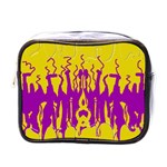 Yellow And Purple In Harmony Mini Toiletries Bag (One Side)