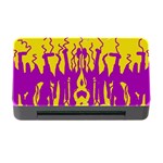 Yellow And Purple In Harmony Memory Card Reader with CF