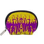 Yellow And Purple In Harmony Accessory Pouch (Small)