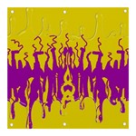 Yellow And Purple In Harmony Banner and Sign 3  x 3 