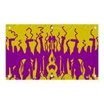 Yellow And Purple In Harmony Banner and Sign 5  x 3 
