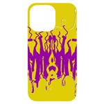 Yellow And Purple In Harmony iPhone 14 Pro Max Black UV Print Case