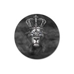 Lion King Of The Jungle Nature Magnet 3  (Round)
