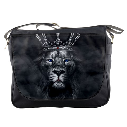 Lion King Of The Jungle Nature Messenger Bag from UrbanLoad.com Front