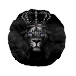 Lion King Of The Jungle Nature Standard 15  Premium Round Cushions