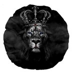 Lion King Of The Jungle Nature Large 18  Premium Round Cushions