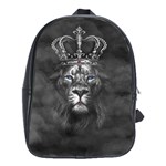 Lion King Of The Jungle Nature School Bag (XL)