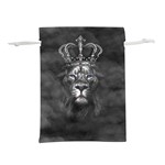 Lion King Of The Jungle Nature Lightweight Drawstring Pouch (L)