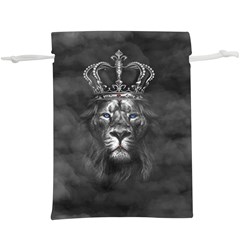 Lion King Of The Jungle Nature Lightweight Drawstring Pouch (XL) from UrbanLoad.com Front