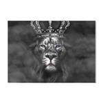 Lion King Of The Jungle Nature Crystal Sticker (A4)