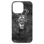 Lion King Of The Jungle Nature iPhone 14 Pro Max Black UV Print Case