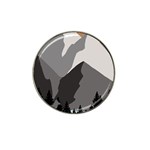 Mountain Wolf Tree Nature Moon Hat Clip Ball Marker (4 pack)