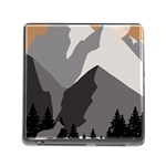 Mountain Wolf Tree Nature Moon Memory Card Reader (Square 5 Slot)