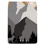 Mountain Wolf Tree Nature Moon Removable Flap Cover (S)