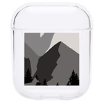 Mountain Wolf Tree Nature Moon Hard PC AirPods 1/2 Case