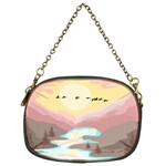 Mountain Birds River Sunset Nature Chain Purse (One Side)