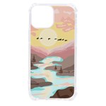 Mountain Birds River Sunset Nature iPhone 13 mini TPU UV Print Case